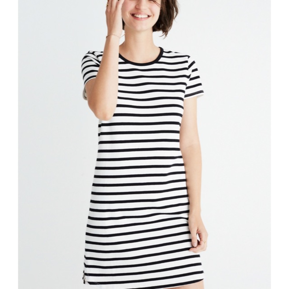 Madewell Striped Ringer Tee Dress